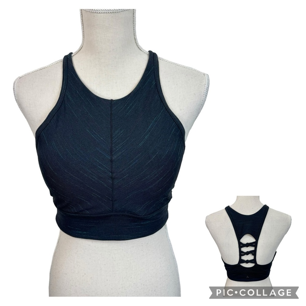 Prana Itzel Sports Bra Size M Racerback Wireless Workout Outdoor Yoga Athletic
